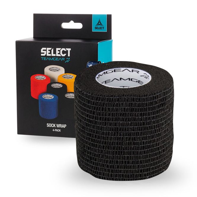 Hovedbilde Select Sock Wrap, 4-pack, svart